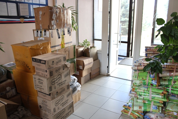 В Стародубский округ с гуманитарным грузом прибыли москвичи