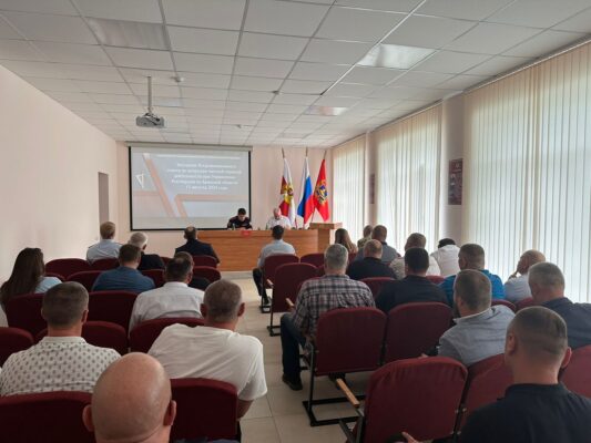 Координационный совет по взаимодействию с частными охранными организациями состоялся в Управлении Росгвардии по Брянской области