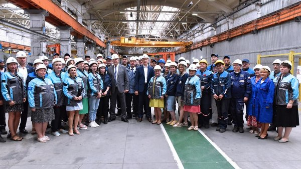 Александр Богомаз и Олег Матыцин побывали на предприятии «Бежицкая сталь»