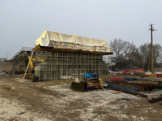 В Унече капитально ремонтируют путепровод