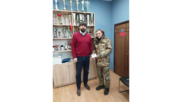 Золотой знак ГТО торжественно вручён бойцу «Барс-Брянск»