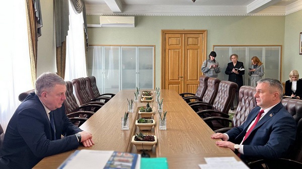 Брянскую область с рабочим визитом посетил председатель Гомельского облисполкома Иван Крупко