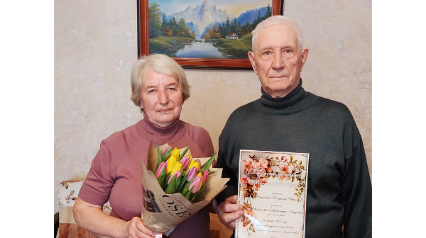 Супруги Матанские из Брянского района отметили бриллиантовую свадьбу