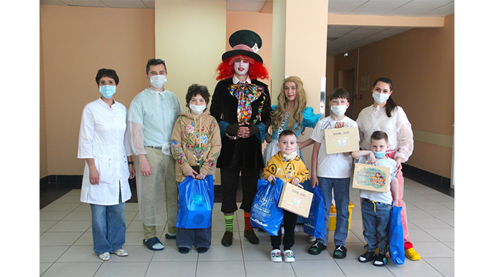 В Брянском онкоцентре прошёл детский праздник  