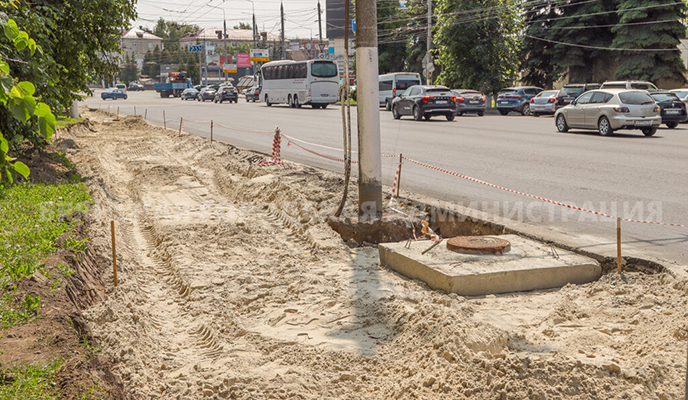 В Брянске благоустроят улицу Красноармейскую