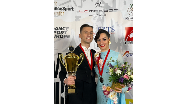 Брянские танцоры Элина Кокотова и Никита Аникеев – бронзовые призёры чемпионата Европы