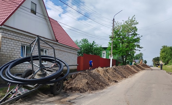 В Стародубе полным ходом идёт капремонт водопроводной сети