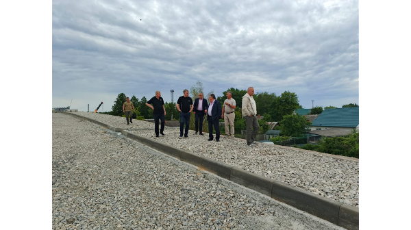 В Унече строительство нового моста идет с опережением графика