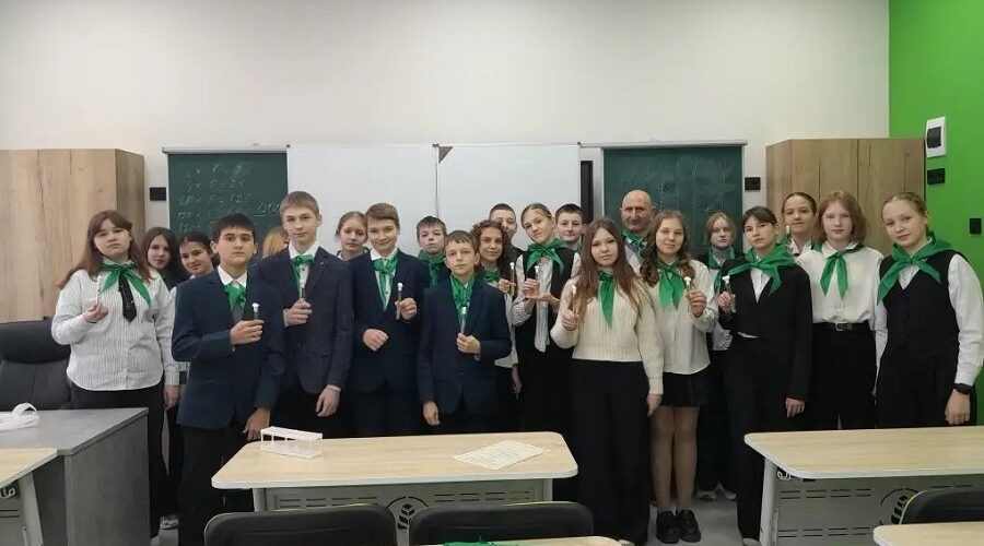 В агроклассе Краснооктябрьской школы состоялась встреча с кандидатом сельхознаук