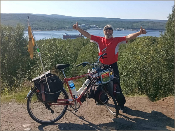 Велопутешественник из брянской Жуковки доехал до Заполярья