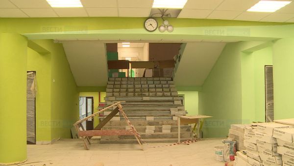 В посёлке Клетня Брянской области завершается капремонт школы №1