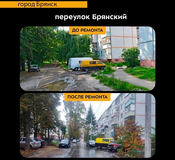 В Брянске по нацпроекту ремонтируются дороги