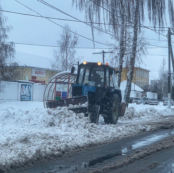 В Стародубском округе ведутся восстановительные работы после снегопада