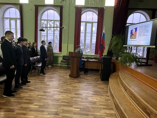 В школах Стародуба проходят мероприятия, посвящённые Году защитника Отечества