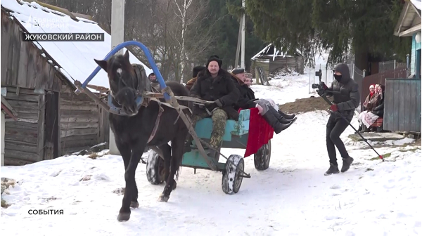 В Жуковском районе Брянщины идут съёмки документального фильма о свадебных традициях
