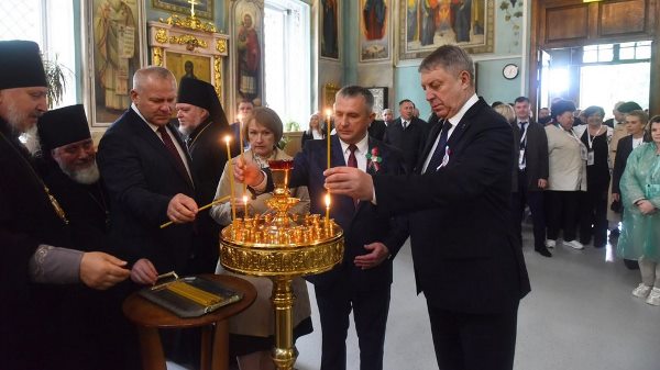 Главы Брянщины и Гомельщины помолились о единении славянских народов