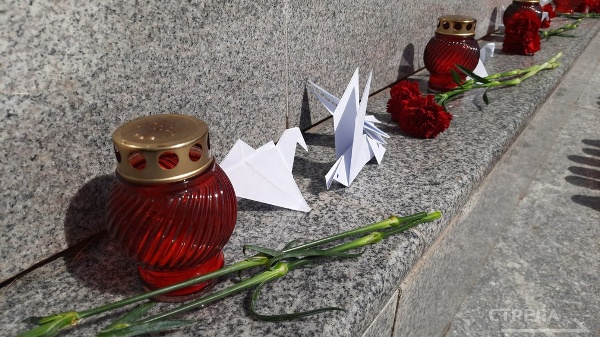 В Брянске прошла акция в честь Дня памяти детей, погибших в ходе войны на Донбассе