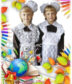 Девочки-близняшки из посёлка Десятуха Стародубского округа идут в 1 класс