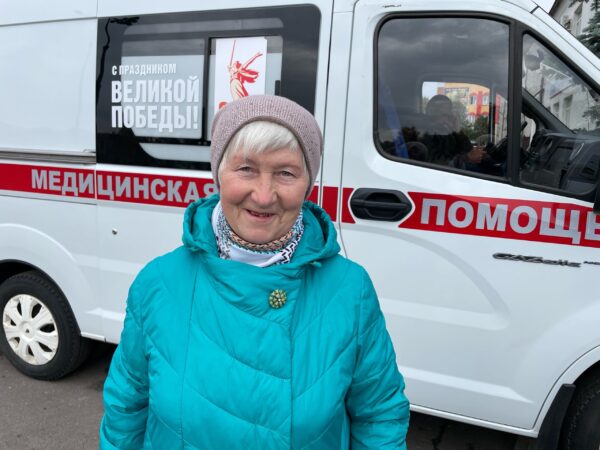 В Стародубе на центральной площади проходит вакцинация