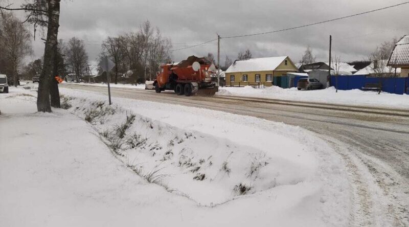 В Брянской области ликвидируют последствий снегопада