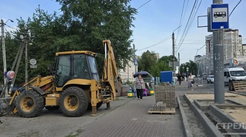 В Брянске ведут дорожные работы в районе автовокзала
