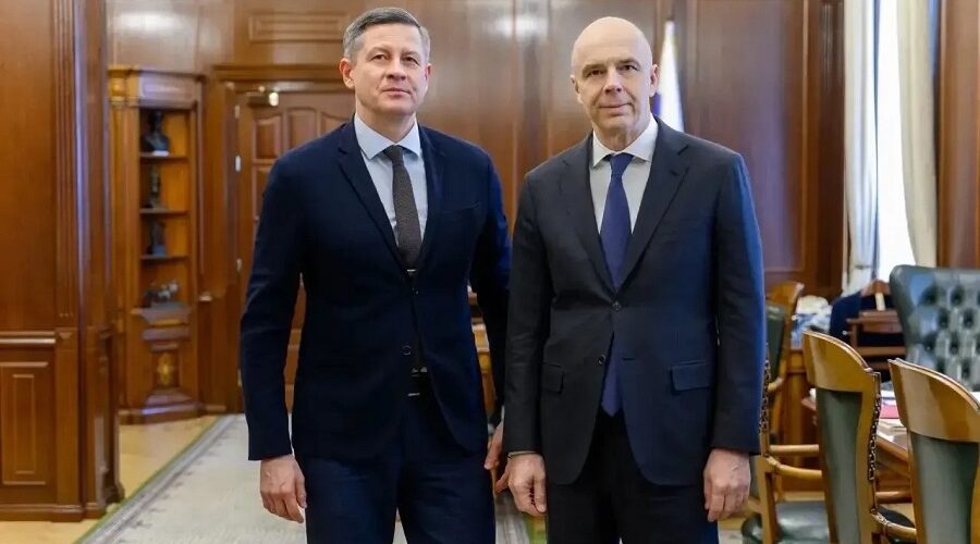 Врио губернатора Брянской области встретился с министром финансов
