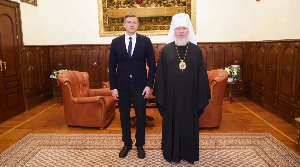 Егор Ковальчук провёл рабочую встречу с Митрополитом Брянским и Севским Александром