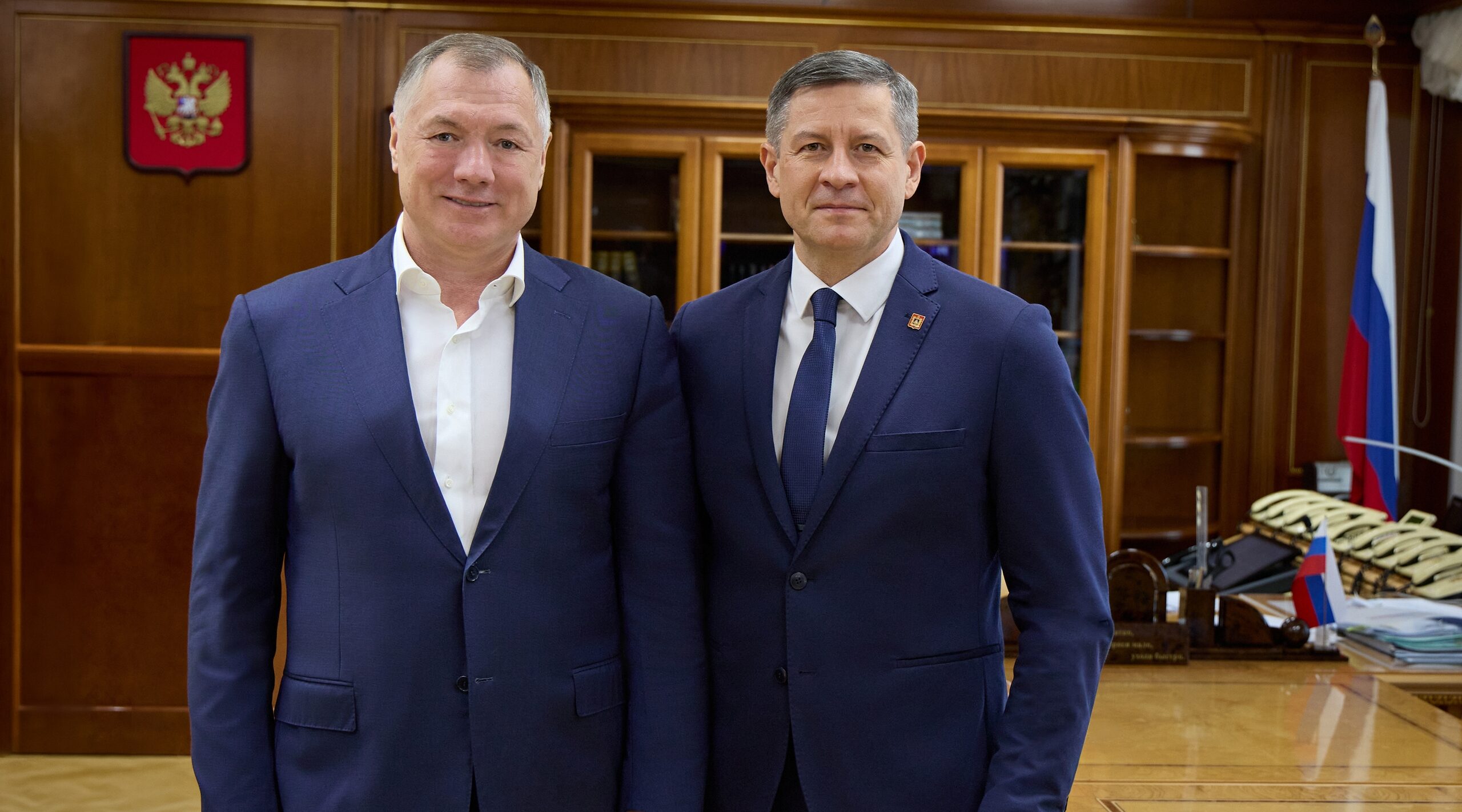 Врио брянского губернатора Егор Ковальчук встретился с председателем правительства РФ Маратом Хуснуллиным