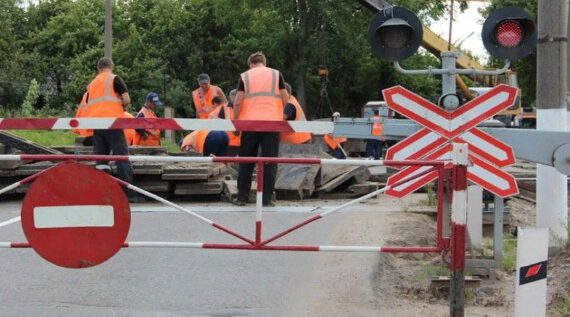 В Стародубе с 10 по 24 июля закроют на ремонт железнодорожный переезд общего пользования