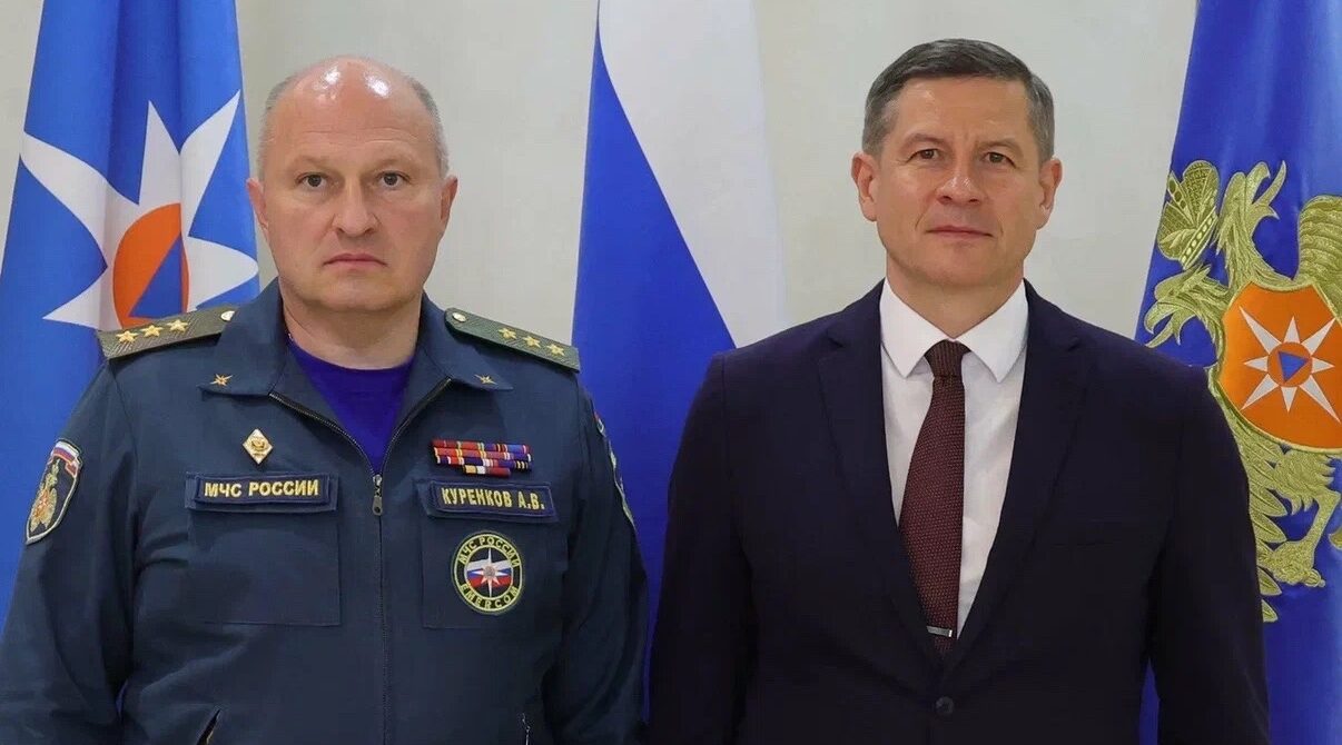 Егор Ковальчук обсудил защиту Брянской области от атак ВСУ с главой МЧС Александром Куренковым