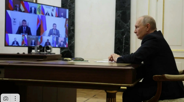 Глава Брянщины Егор Ковальчук принял участие во встрече с Президентом в режиме видеоконференции